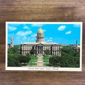 Vintage Denver Colorado Capitol Souvenir Postcard